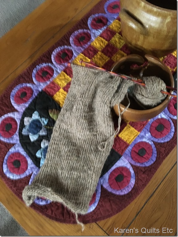 A Little Sewing, A Little Yarn Work